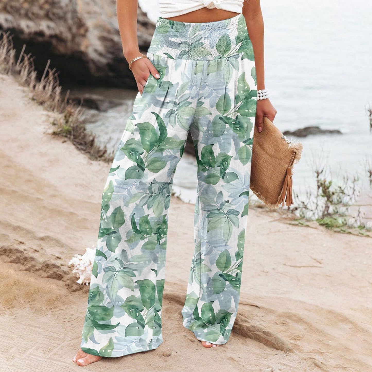 EM | Stilvolle & bequeme bedruckte Hose