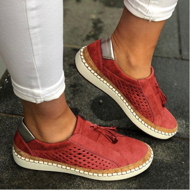 EM | Slip-On-Sneakers mit Quastendetail