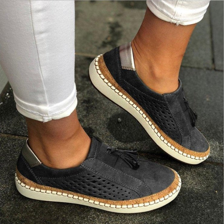 EM | Slip-On-Sneakers mit Quastendetail