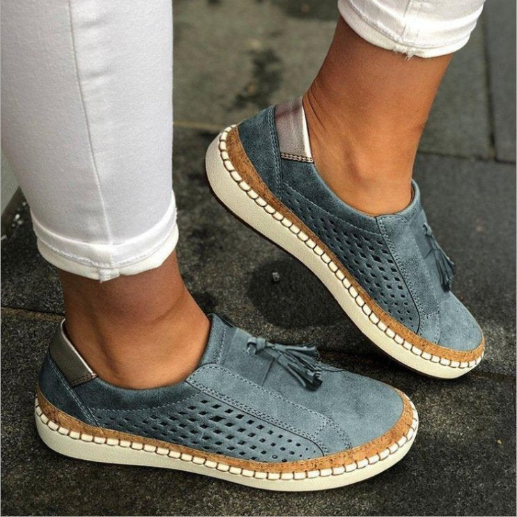 EM | Slip-On-Sneakers mit Quastendetail
