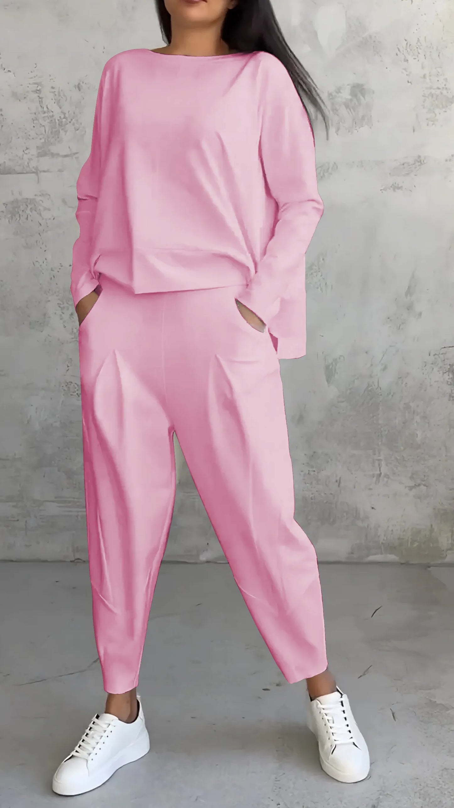 EM | Zweiteiliges Set im lässigen Relaxed-Fit-Stil