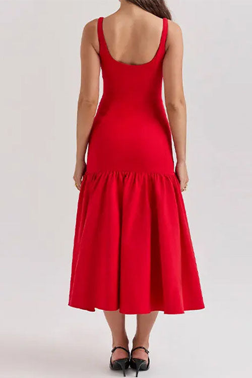 MW | Ruffle Midi-Kleid