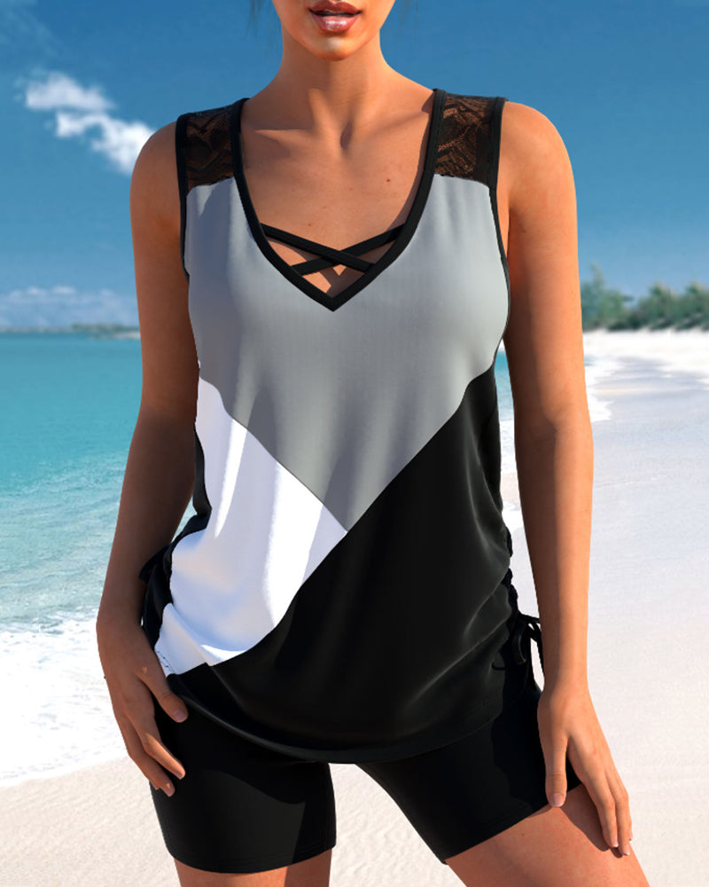 EM | 3-farbiger Tankini