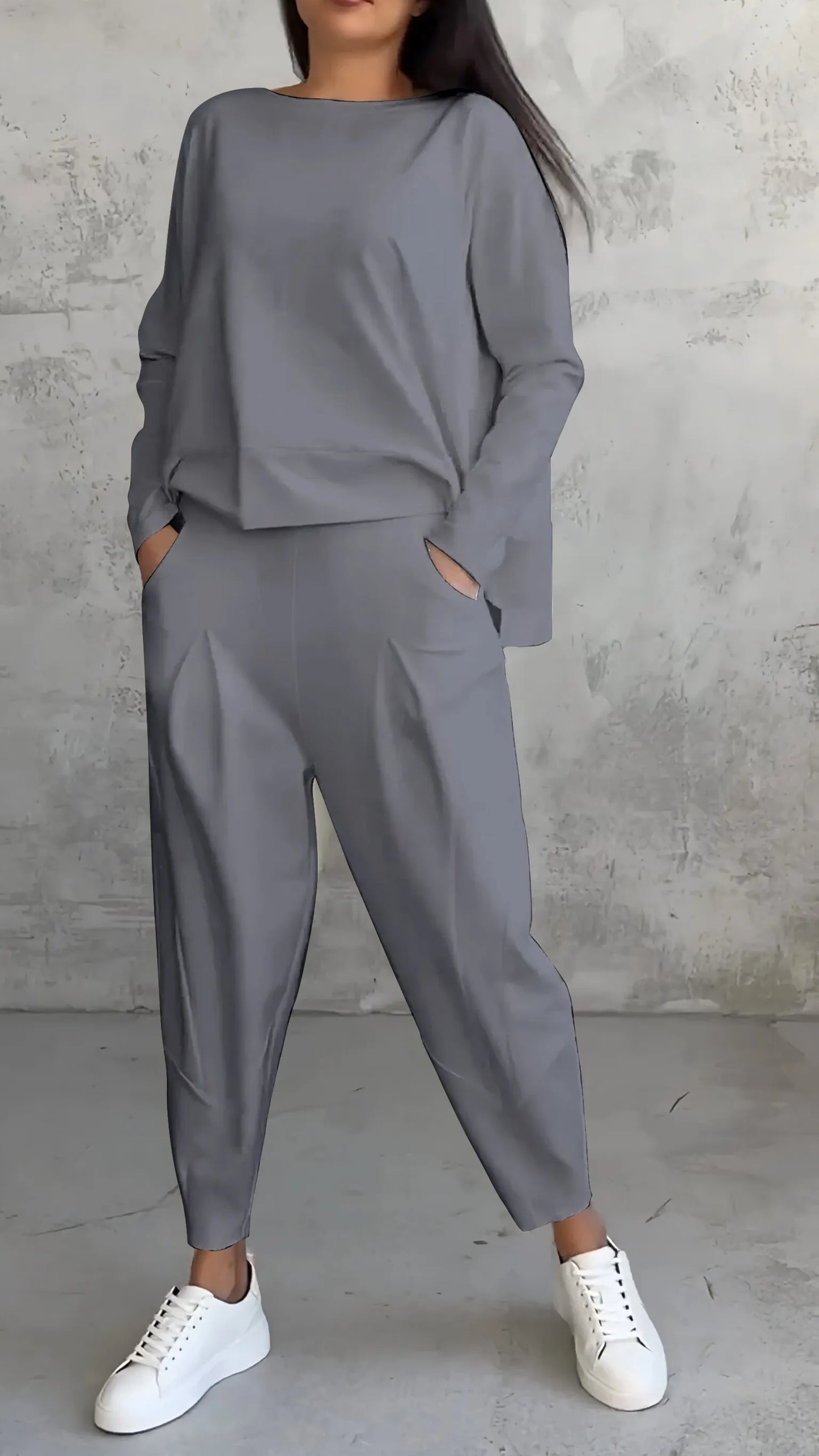EM | Zweiteiliges Set im lässigen Relaxed-Fit-Stil
