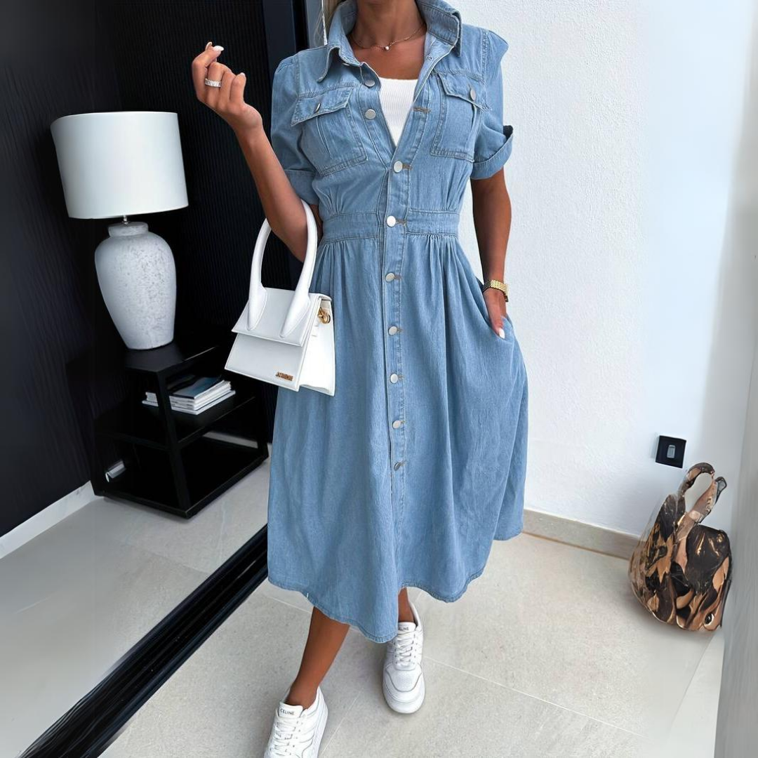 EM | Elegantes Vintage Sommer Midikleid