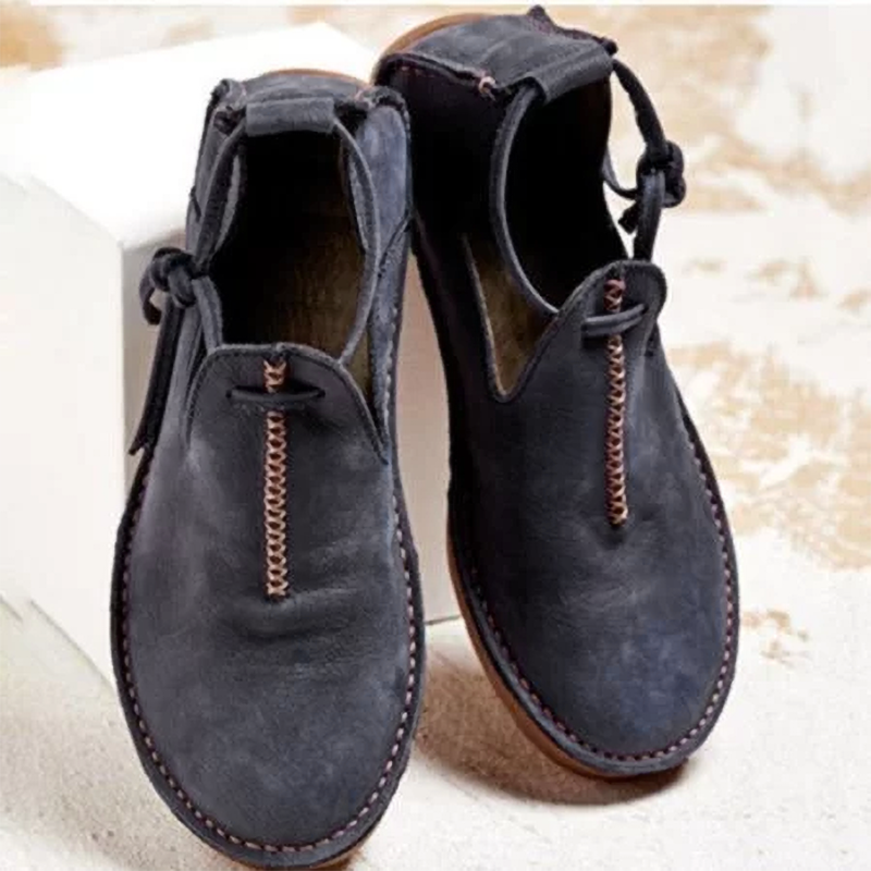 EM | Lässige Vintage-Loafer mit Schnürsenkeln