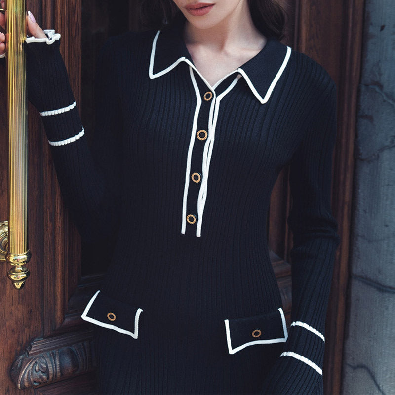 MW | Maxikleid aus Rippenstrick