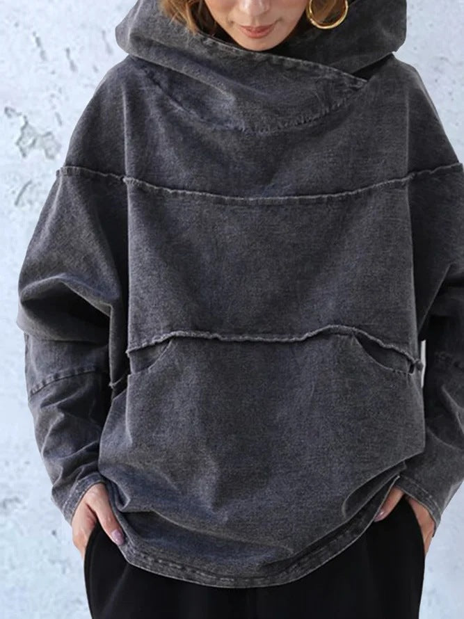 EM | Denim Pullover Kapuzenpulli