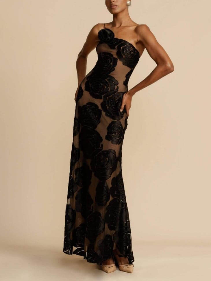MW | Sara : Blumen-Maxikleid