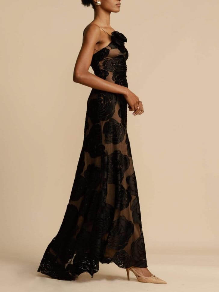 MW | Sara : Blumen-Maxikleid