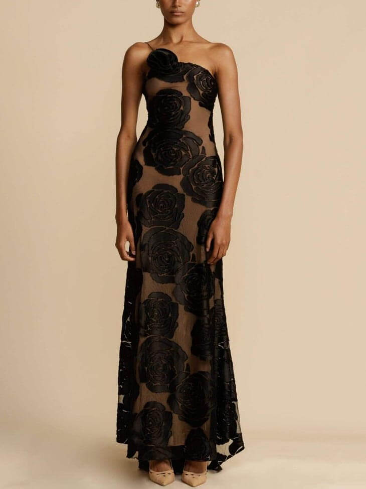 MW | Sara : Blumen-Maxikleid
