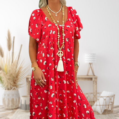 EM | Klassisches Maxikleid im Boho-Stil