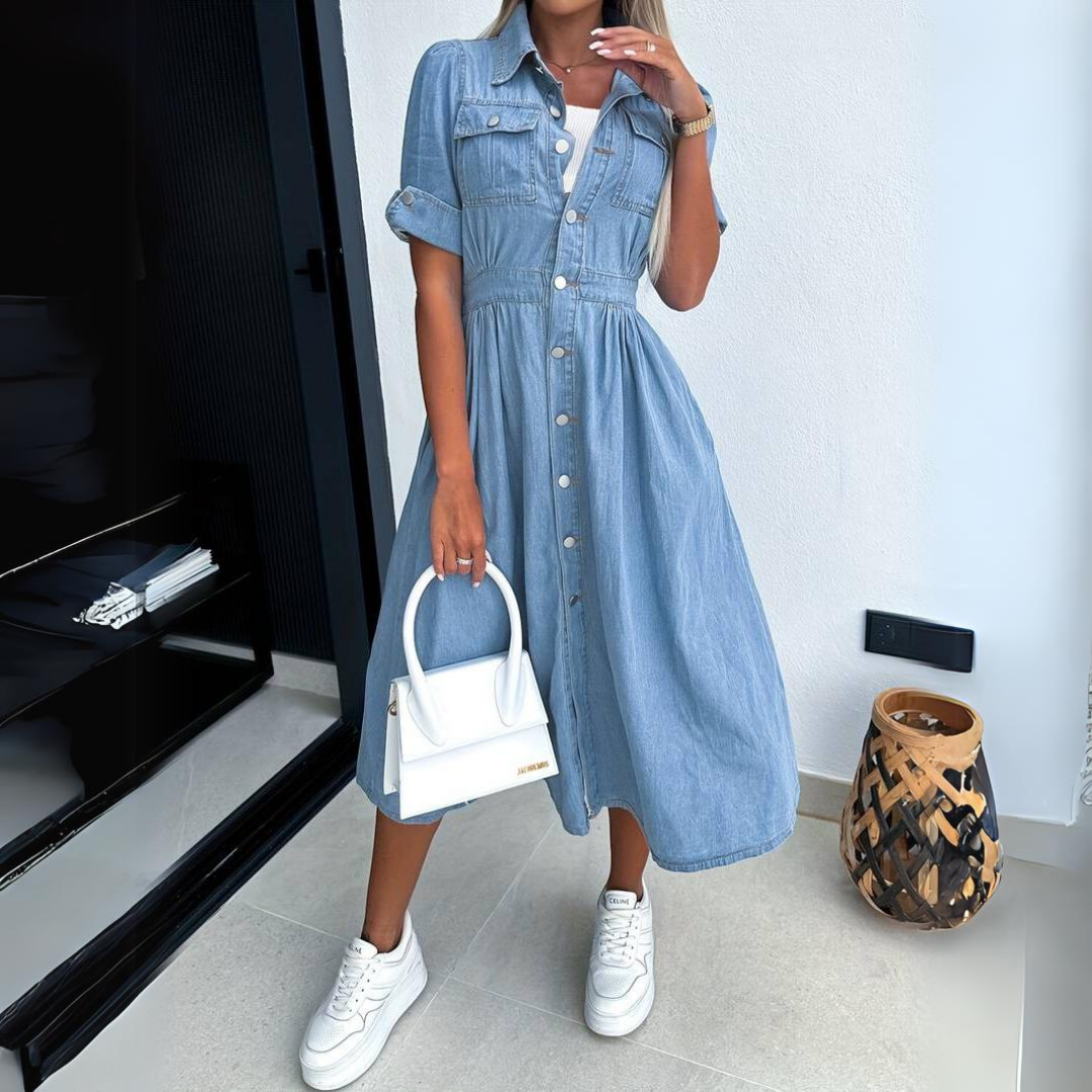 EM | Elegantes Vintage Sommer Midikleid