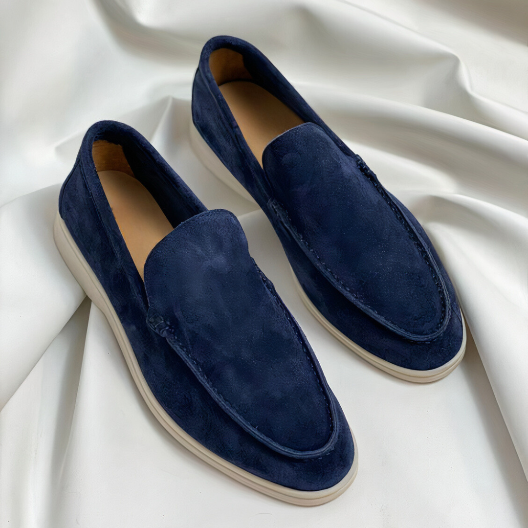 EM | Herren Freizeitschuhe Wildleder Loafer Slip On
