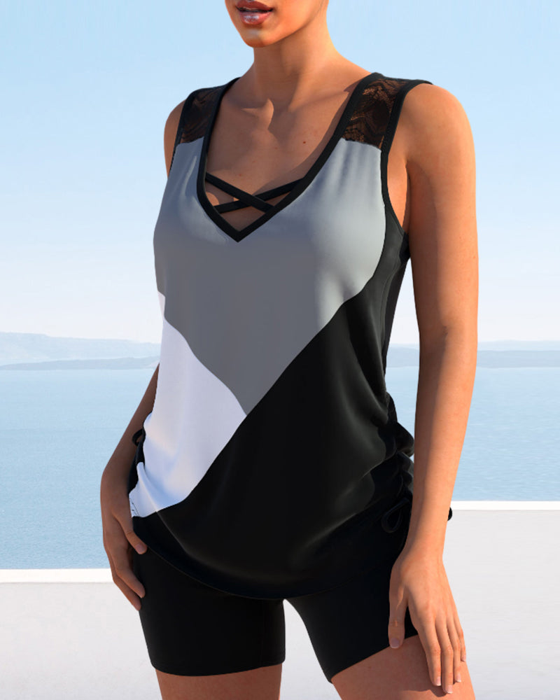 EM | 3-farbiger Tankini