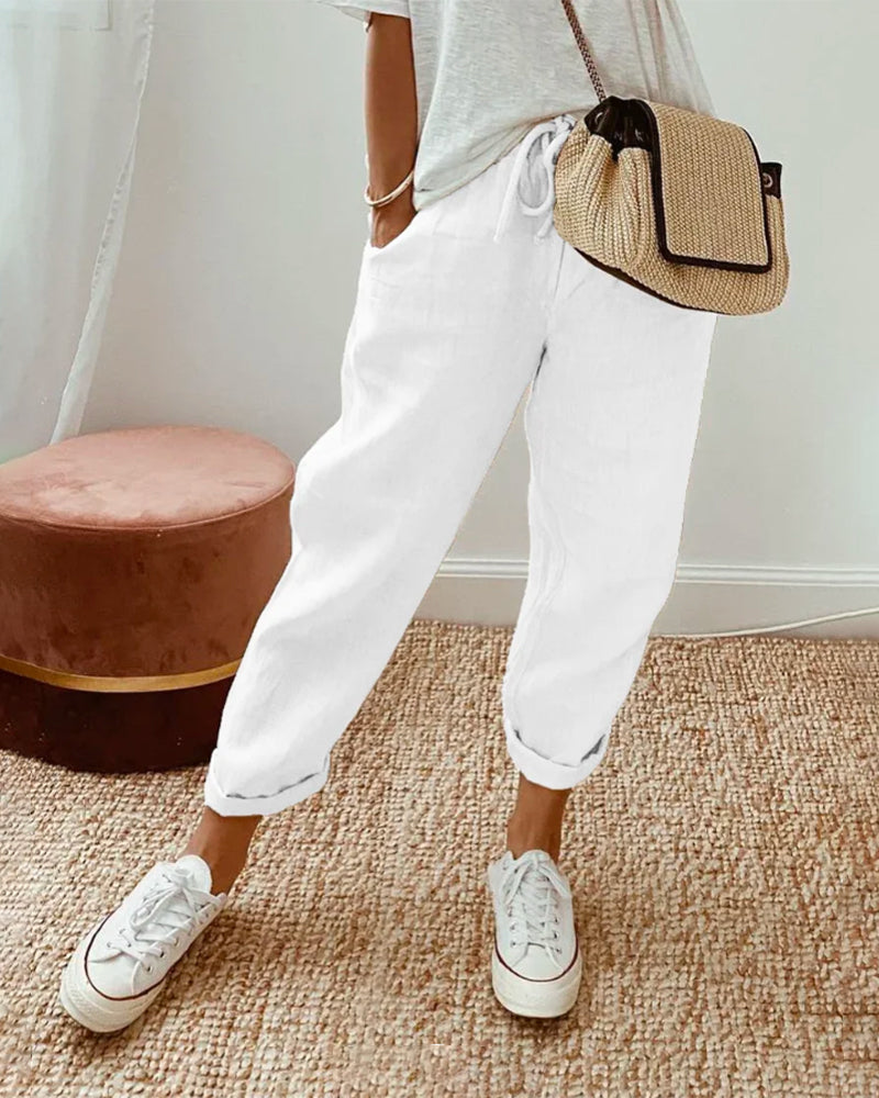 EM | Aufgerollte String Pants