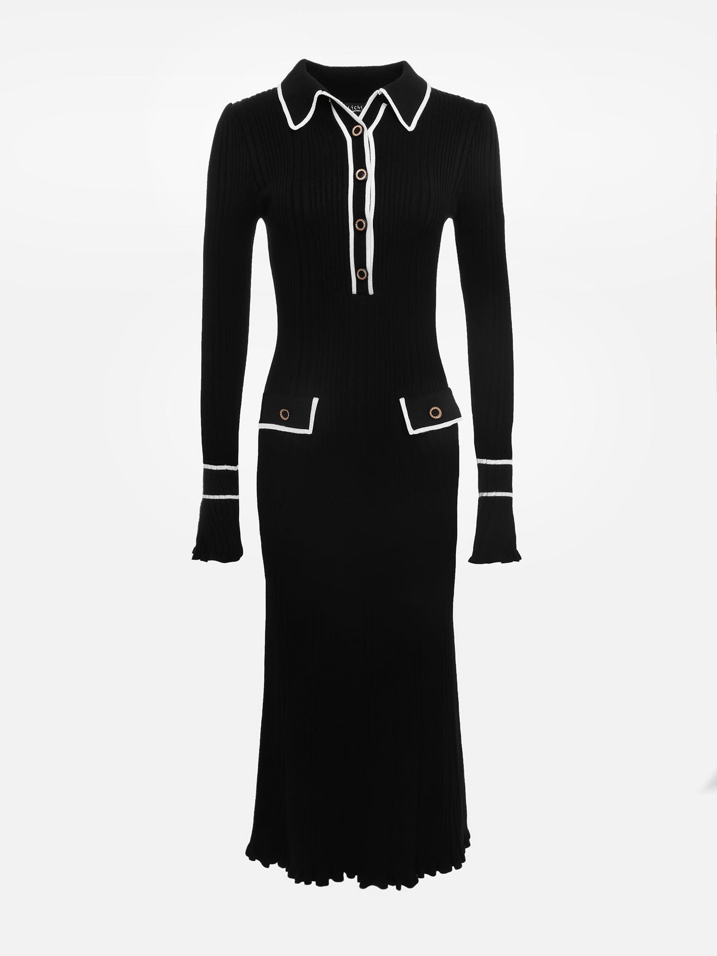MW | Maxikleid aus Rippenstrick