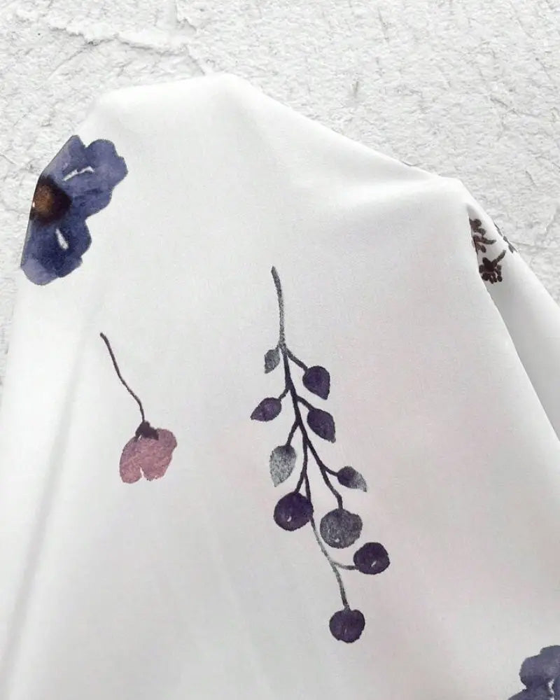 MW | Bedrucktes Modekleid mit Passform