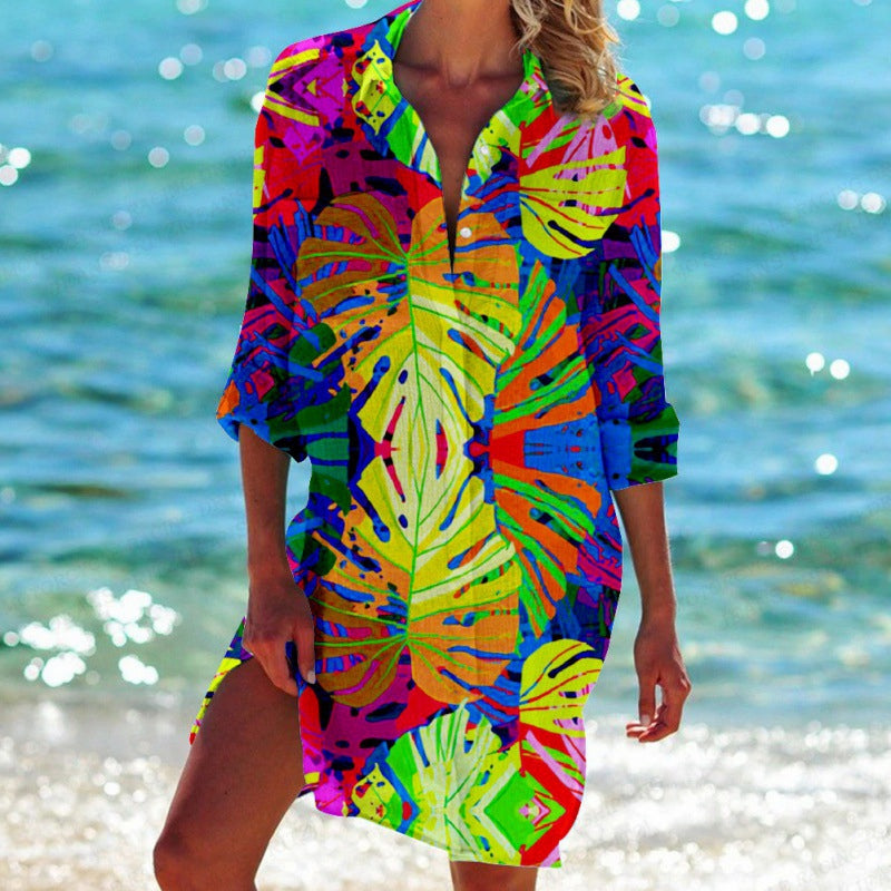 EM | Tropical Print Minikleid