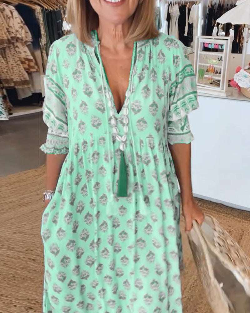 MW | Boho-Chic Maxikleid