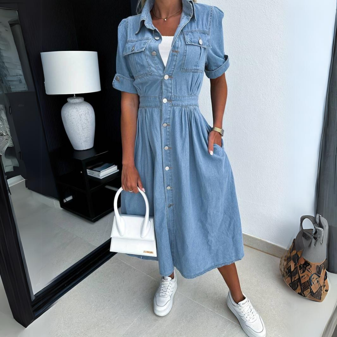 EM | Elegantes Vintage Sommer Midikleid