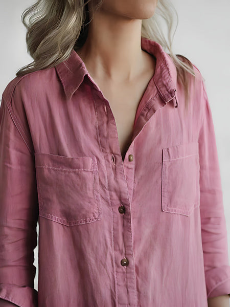 EM | Langärmeliger Jumpsuit mit Knopfleiste