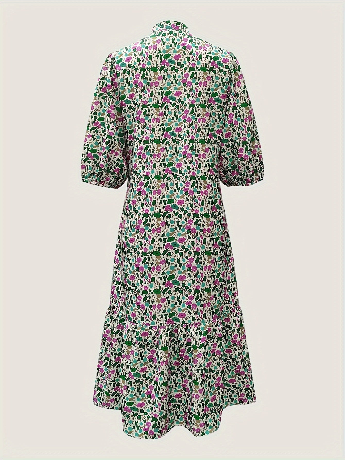 MW | elegantes grünes Midikleid für Frauen