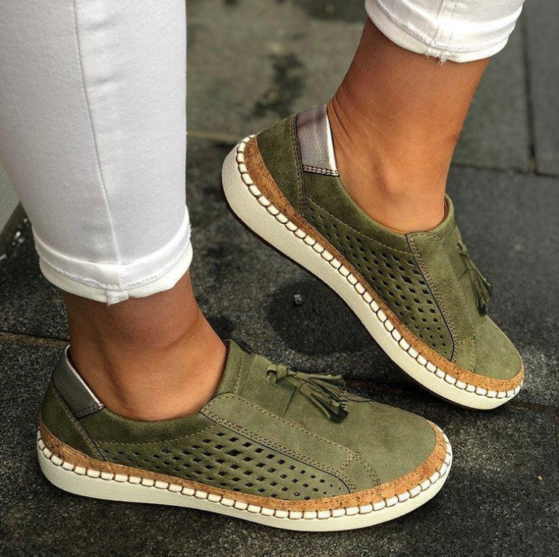 EM | Slip-On-Sneakers mit Quastendetail