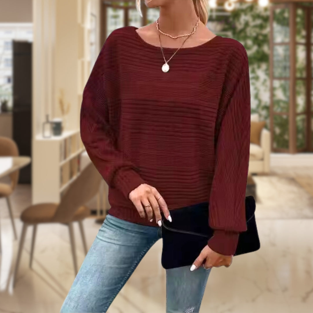 EM | Texturierter Pullover für Damen