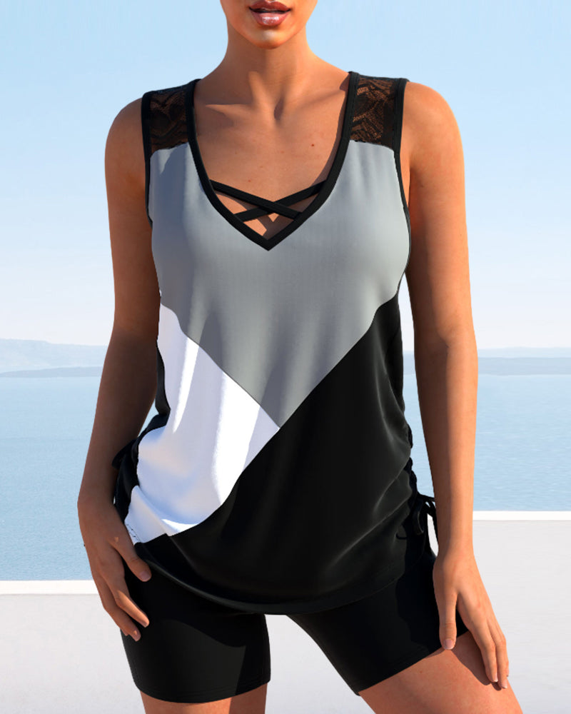 EM | 3-farbiger Tankini