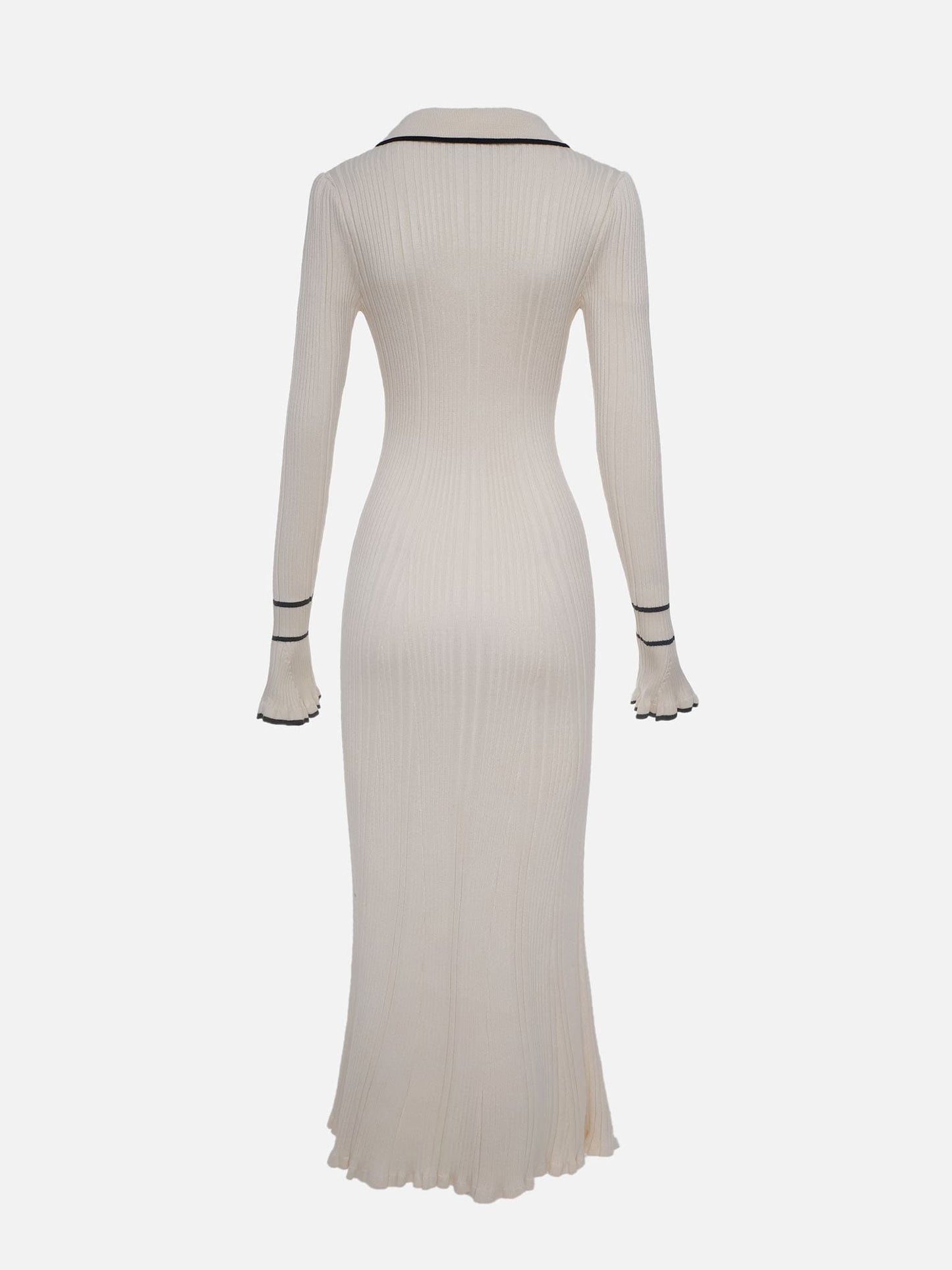 MW | Maxikleid aus Rippenstrick