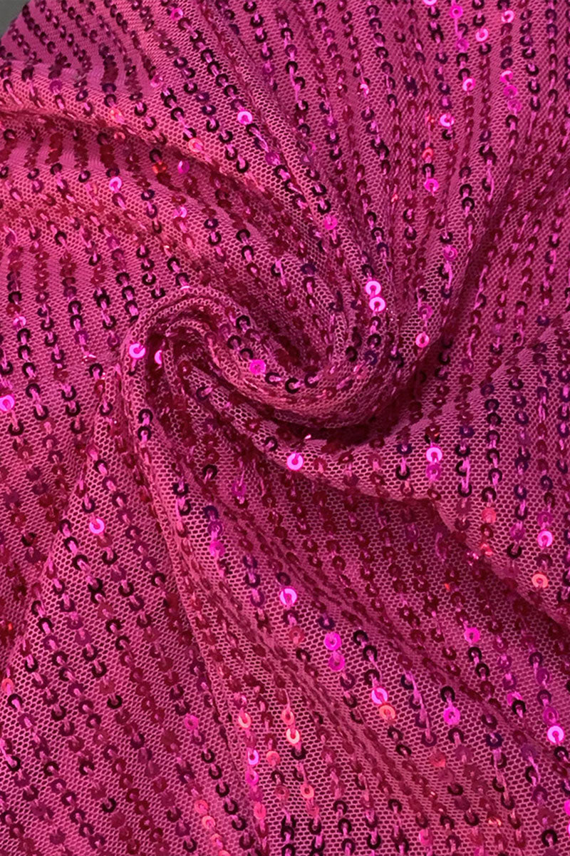 MW | Halter Off Shoulder Sexy Paillettenkleid