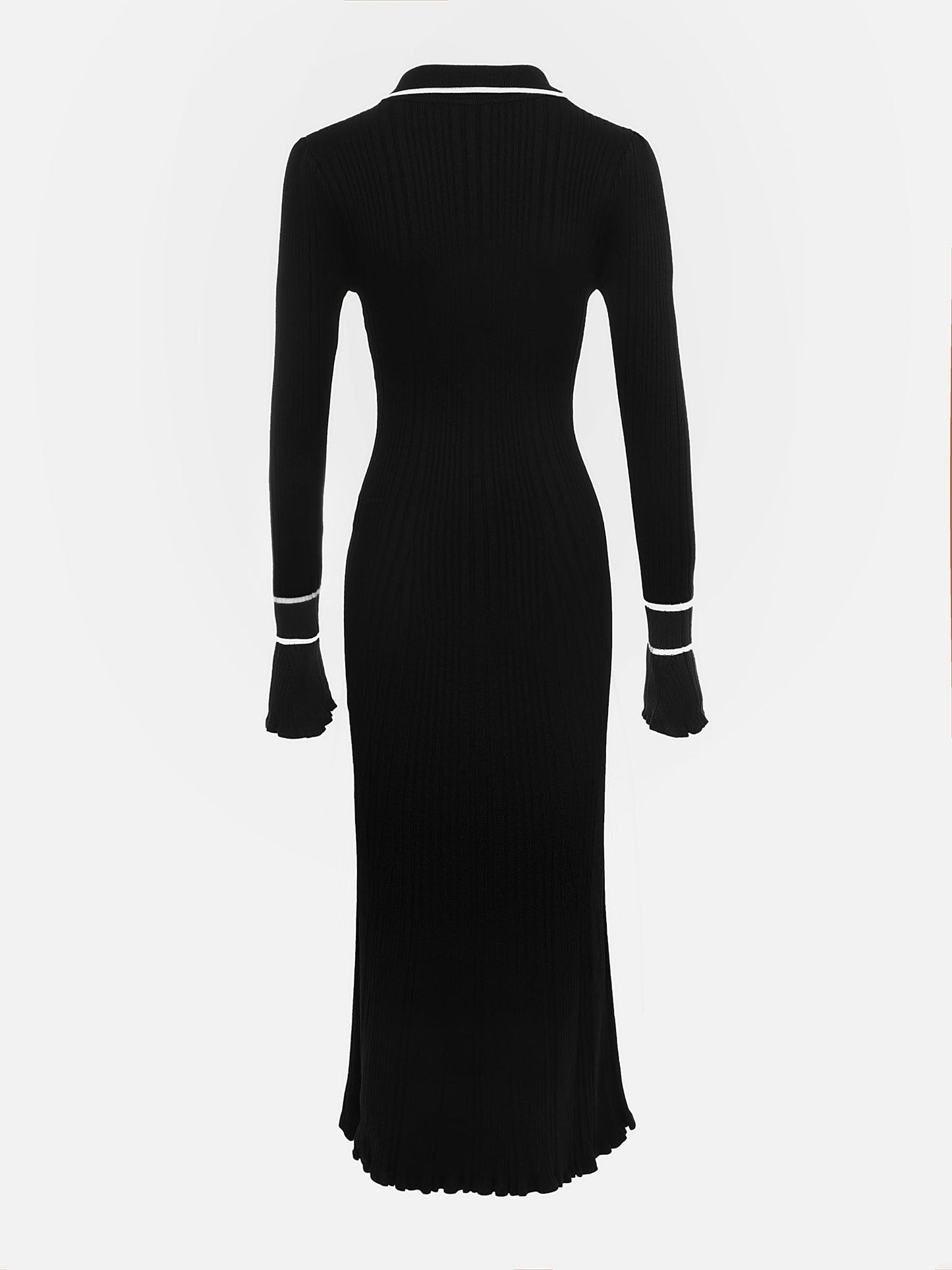 MW | Maxikleid aus Rippenstrick