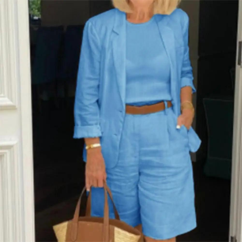EM | Luxuriöses Ensemble aus Blazer und Shorts für Frauen