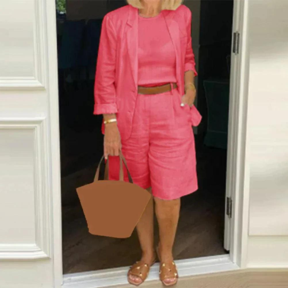 EM | Luxuriöses Ensemble aus Blazer und Shorts für Frauen