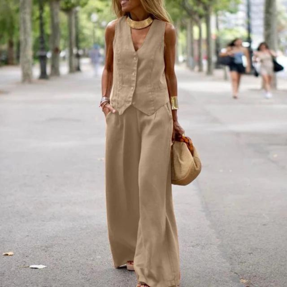EM | Elegantes Set für Frauen - Top und Hose