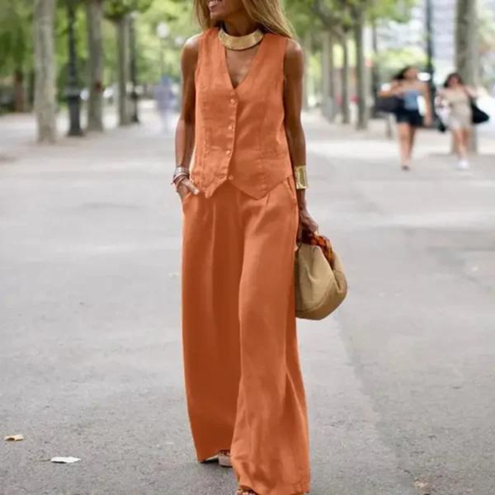 EM | Elegantes Set für Frauen - Top und Hose