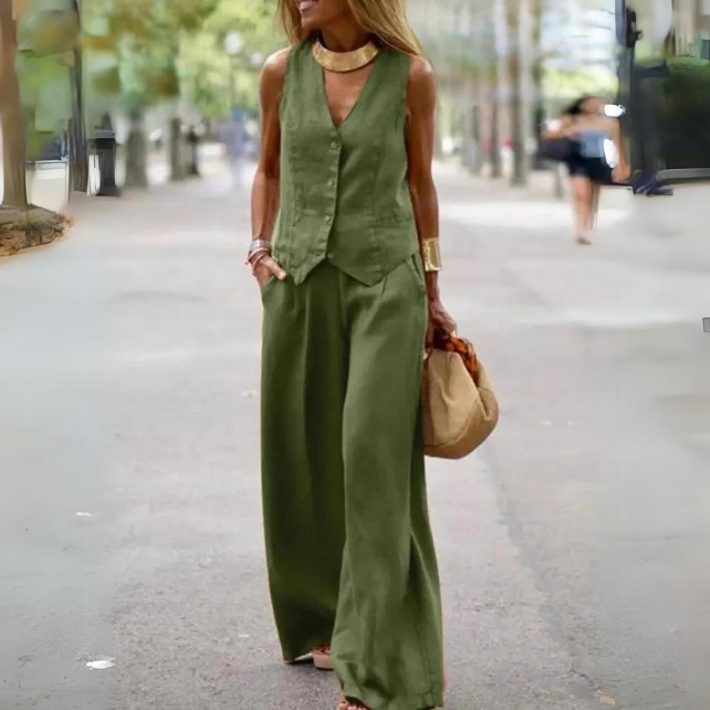 EM | Elegantes Set für Frauen - Top und Hose