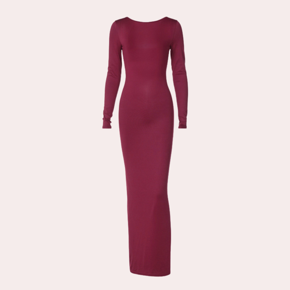 MW | Elegantes Maxi Sommerkleid mit offenem Rücken