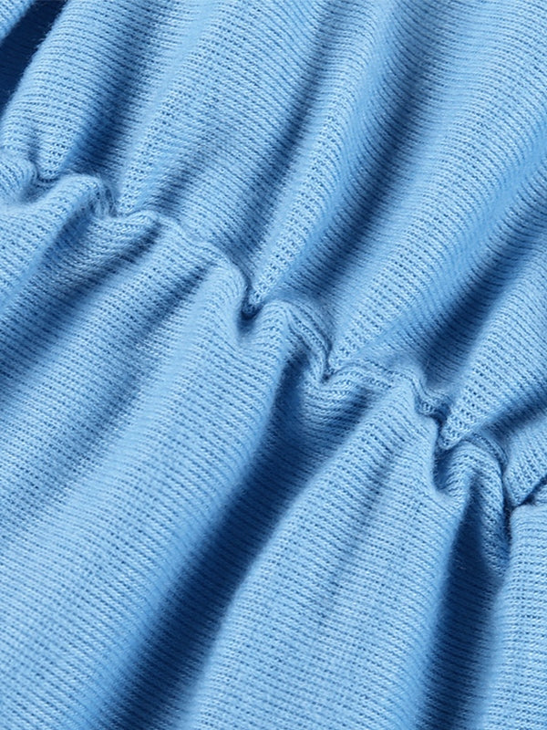 MW | Schlichtes Bodycon-Minikleid mit Rüschen