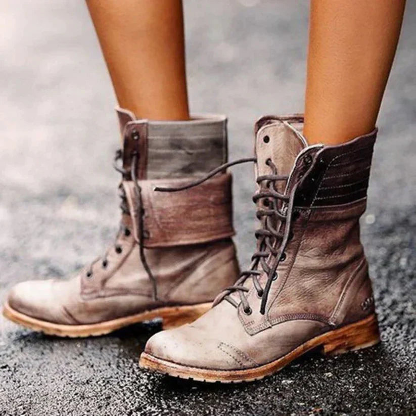 EM | Vintage Schnürstiefel Combat Boots