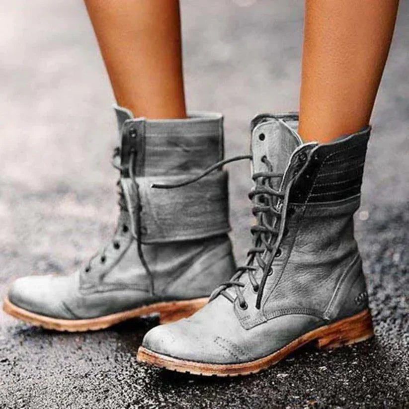 EM | Vintage Schnürstiefel Combat Boots