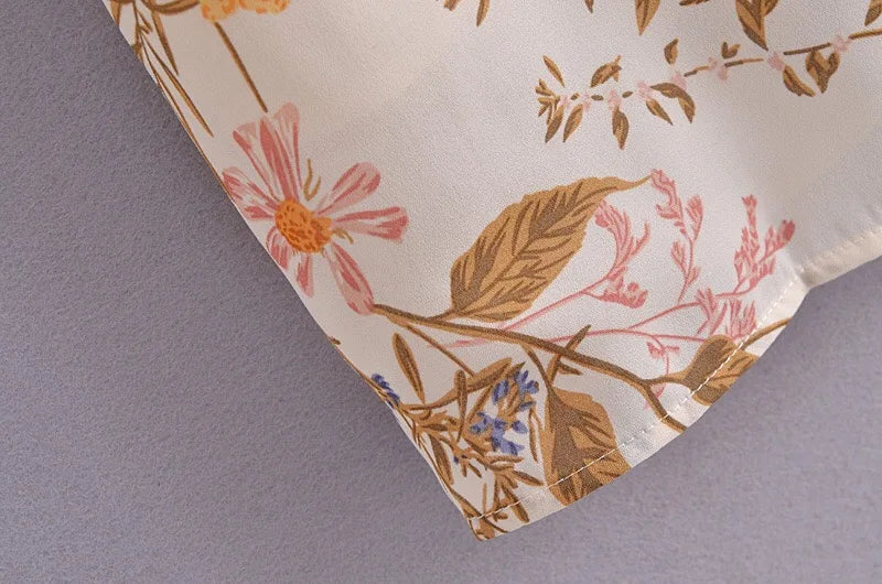 MW | Trägerkleid mit Blumendruck