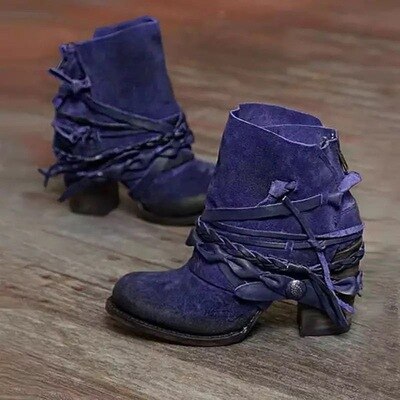 EM | Rustikale Boho-Wickel-Stiefel