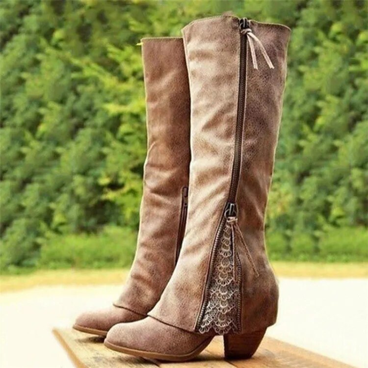 EM | Elegante & stilvolle kniehohe Stiefel