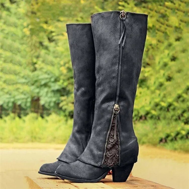 EM | Elegante & stilvolle kniehohe Stiefel