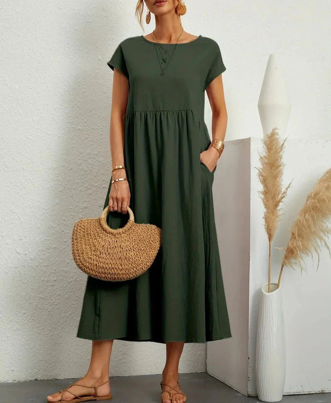 Cathrine - Elegantes Freizeitkleid