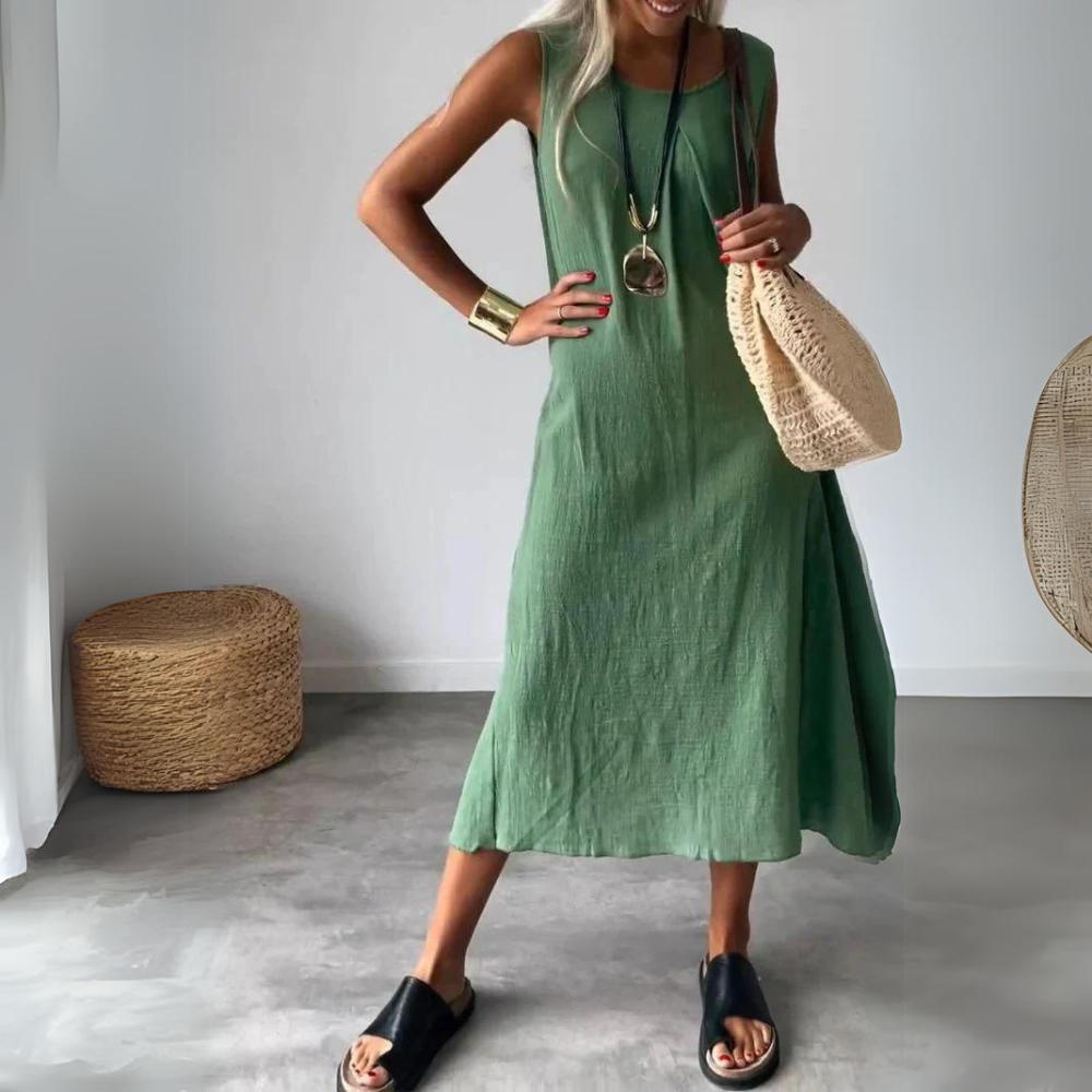 EM | Ärmelloses Freizeitkleid
