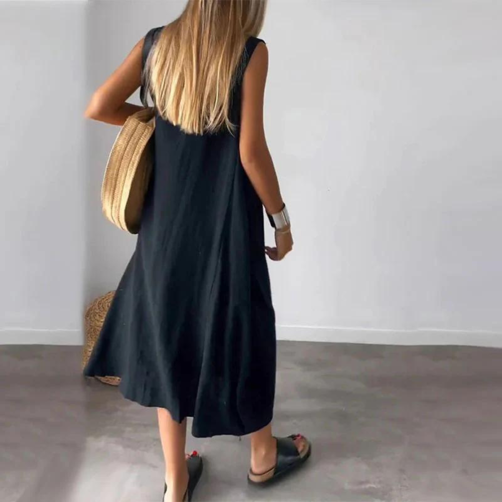 EM | Ärmelloses Freizeitkleid