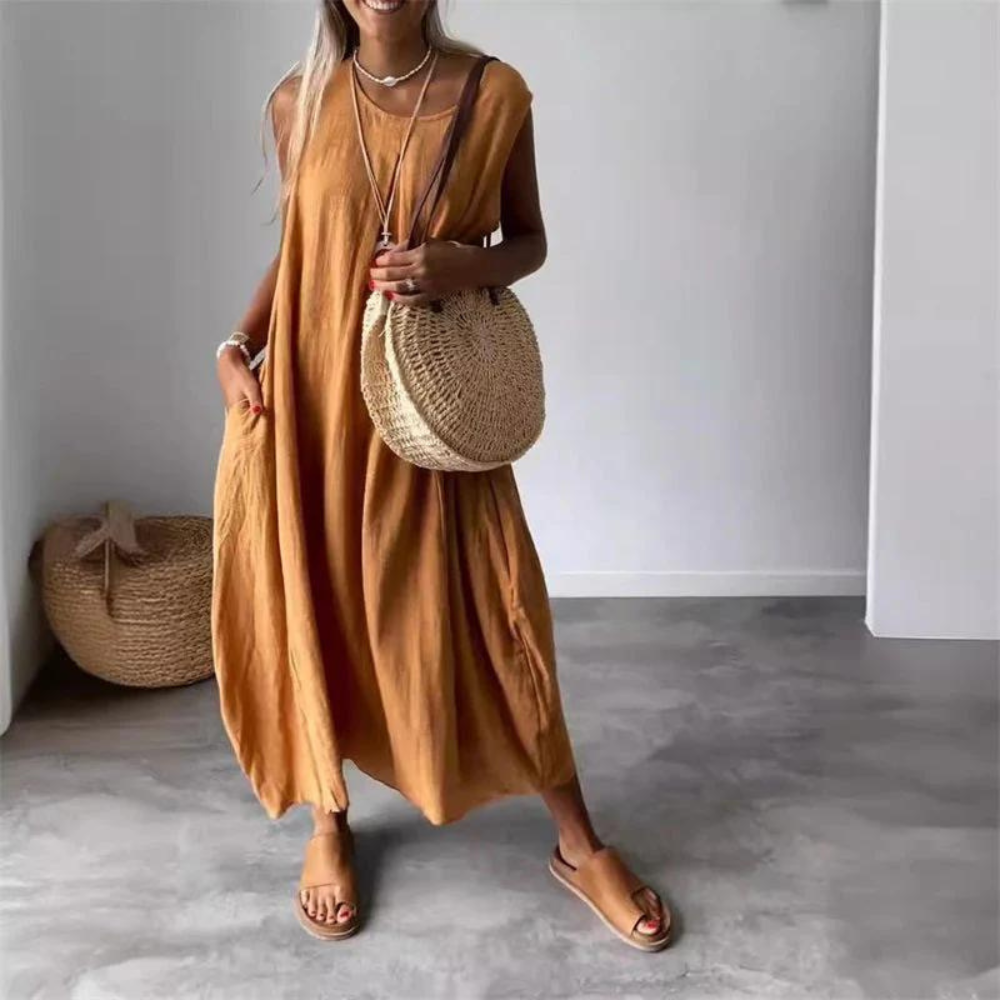 EM | Ärmelloses Freizeitkleid
